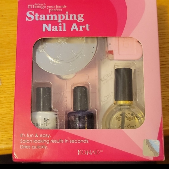 Stamping Nail Set + 6 additional plates - Picture 3 of 16